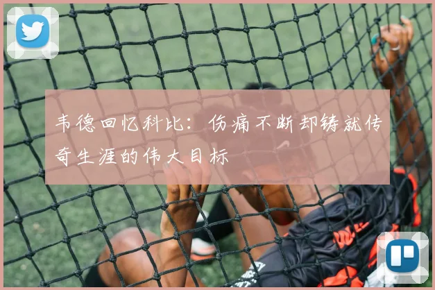 韦德回忆科比：伤痛不断却铸就传奇生涯的伟大目标